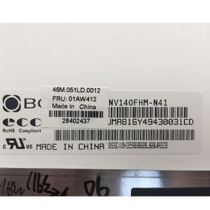 Buy cheap 14.0'' LCD Laptop Screen 1366x768 WXGA NV140FHM-N41 from wholesalers