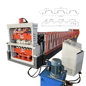 Buy cheap 2 3 Composite Type B Deck Double Layer Deck Floor Roll Forming Machine from wholesalers