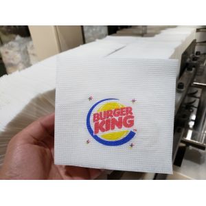 Flexographic Milky Tissue Paper Printing Machine Wollen Roller Slitting Winding