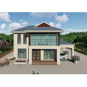 China Prefabricated Light Gauge Steel Truss 300 Sq Meter Luxury Villa Built with Aus Standards on sale