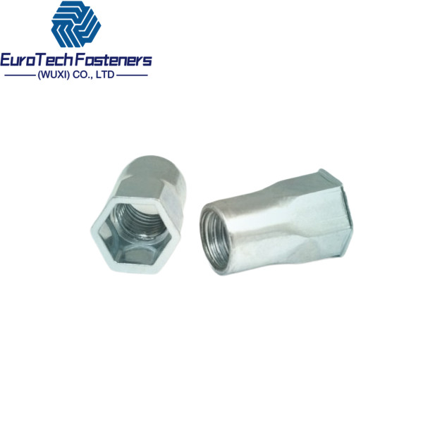 Quality Small Head Half Hex Rivet Nut Flange Head Open End M3 M4 M5 M6 M8 M10 Reduced Head for sale