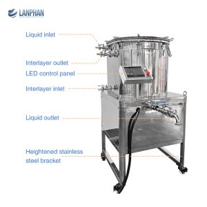 50/75 Gallon Solventless Bubble Hash Extraction Machine Low Temperature