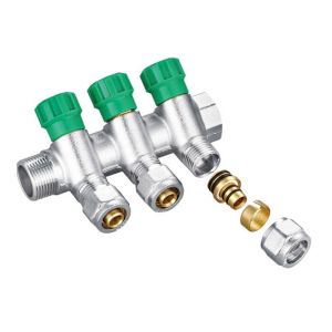 Buy cheap OEM 10 Way Brass Manifold Forged Customized 3/4 ×16-2 Inch Size from wholesalers