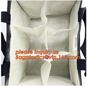 Buy cheap Qualified Black and White Custom Printing Recyclable PP fabric Woven Shopping Bag, textile fabric woven polyprolylene sa from wholesalers