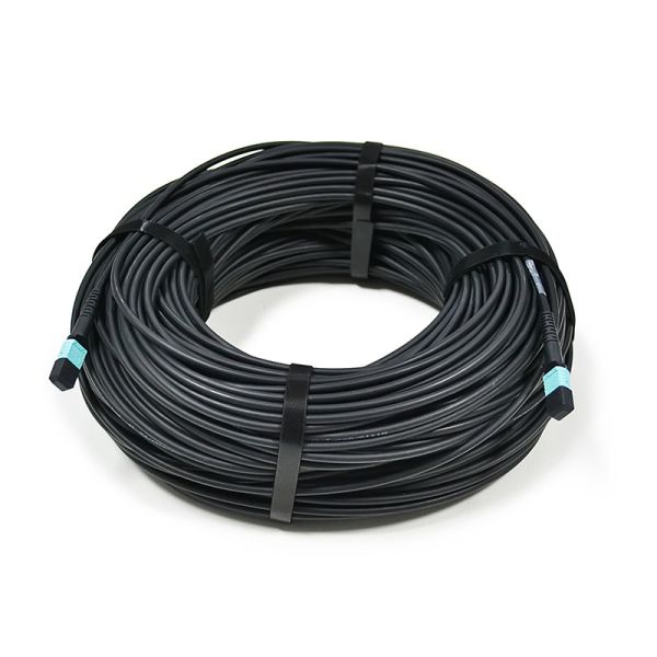 SM MM Fan Out MTP MPO Fiber Patch Cable 12 / 24 Fiber