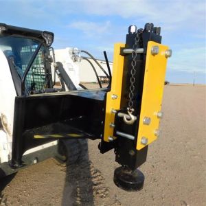 Buy cheap 20CrMo Skid Steer Fence Post Driver 75mm Vibratory Skid Steer from wholesalers