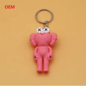 Buy cheap 3D Character Keychain With Metal Key Ring Custom Keychain from wholesalers