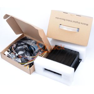 Unique 3G WiFi GPS 4CH HDD Mobile DVR with 1080P HD Car Camera