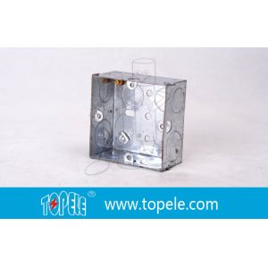 Buy cheap Galvanized Steel Electrical Boxes And Covers Single Gang from wholesalers
