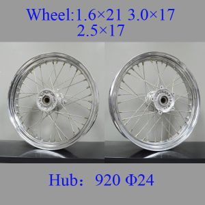 Buy cheap Professional Chrome Spoke Motorcycle Wheels High Strength Impact - Resistant from wholesalers