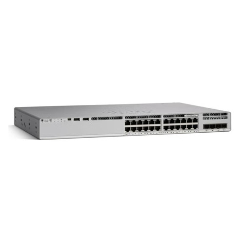 Quality C9200L Series Cisco Network Switch Layer 2 Access Enterprise Gigabit 24 Port 4x 1/10G Fixed Uplinks C9200L-24T-4X-E for sale