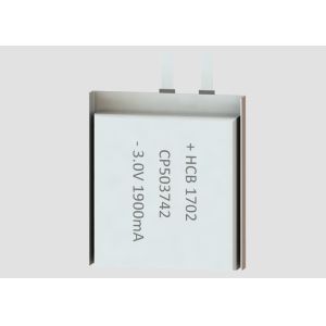 Buy cheap 1900mAh 3.0V IoT Lithium Pouch Cell Non Rechargable from wholesalers