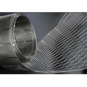 X - Tend Flexible Stainless Steel Cable Mesh Ferruled Woven Netting CE Approved
