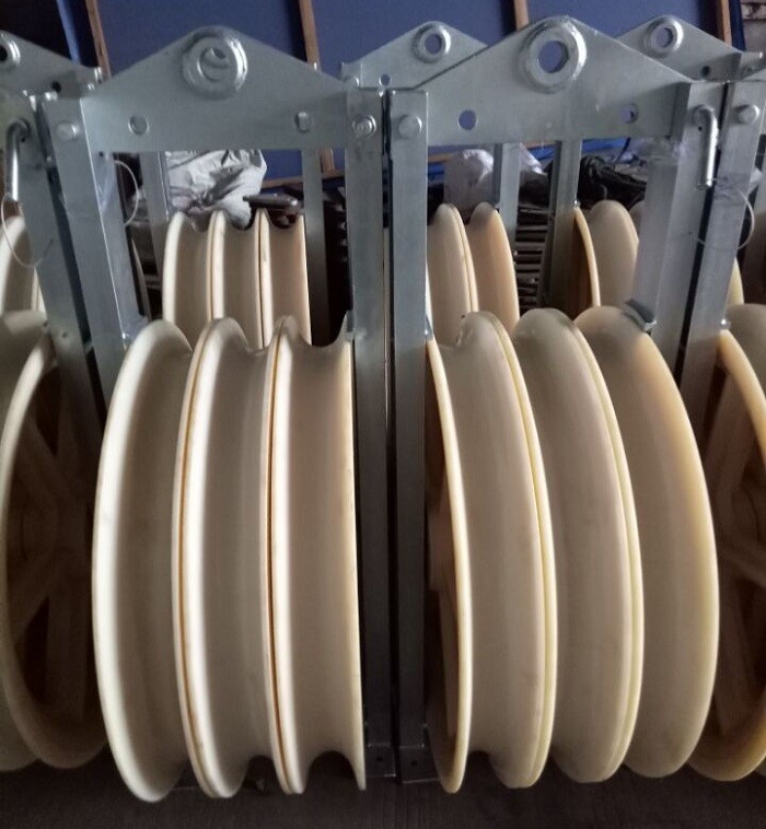 Buy cheap 822 Series Nylon Wheel Wire Pulling Conductor Stringing Blocks from wholesalers