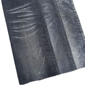 Buy cheap Black Color Kid Or Man Fake Knitted 8oz Denim Fabric Shrinkage Proof 150CM product