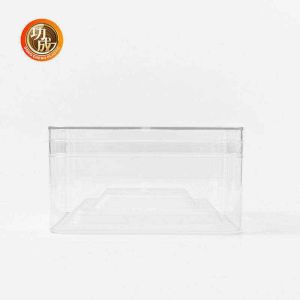 Buy cheap 600ml 810ml Customize Packing Boxes Transparent Rectangular PET Food Box from wholesalers