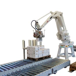 Buy cheap Automatic Vertical Column Palletizer Robot ABB Palletizing Machine from wholesalers
