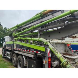 Buy cheap 43 M 2021 Used Concrete Pump Truck with Parts and Vibrating Amplitude of 2.6mm from wholesalers