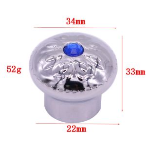 Buy cheap 34*33mm Diamond Made Zinc Alloy Custom Perfume Caps from wholesalers