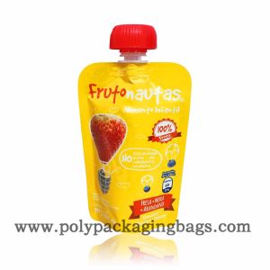 Buy cheap Gravure Printing 0.18mm Fruit Juice Pouch With Suction Nozzle from wholesalers
