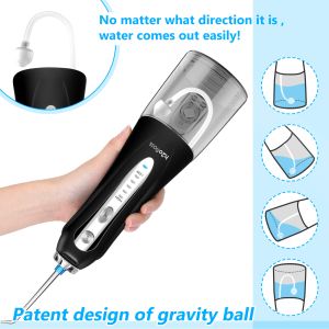 Buy cheap  Cordless Water Flosser Rechargeable Portable Oral Irrigator Black from wholesalers