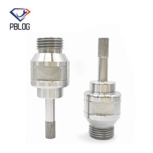 Buy cheap Customization glass hole saw Threaded Solid Sintered Diamond drill Bits from wholesalers