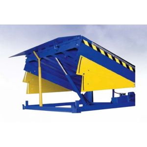 Buy cheap Safety Bars Mechanical Loading Dock Leveler With Galvanized Mobile Forklift Yard Ramp from wholesalers