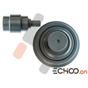 Buy cheap Double Flanges Heavy Excavator Track Rollers / For CAT Track Rollers Black from wholesalers