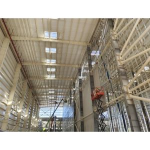 Skylight And Ventilators Included In Steel Structure Warehouse Design