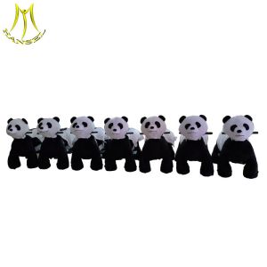 Buy cheap Hansel fast profits amusement rides coin operated kiddie ride on panda toy from wholesalers