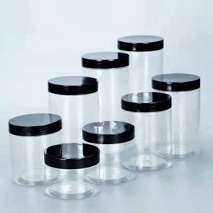 Buy cheap Transparent Aluminium Lid Frosted Plastic Bottles 500g from wholesalers