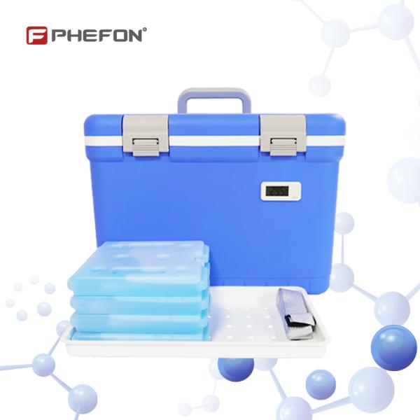 Buy cheap PU Foam Insulation Portable 12L Medical Cooler Box with CE ISO Certifications from wholesalers