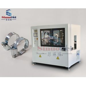 Buy cheap British Type Hose Clamp Machine Hose Clips Automatic Assembly Hose Banding Machine from wholesalers