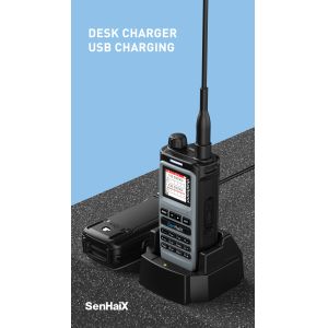 Buy cheap SenHaiX 8600 Dual Analog Walkie Talkie Waterproof U/VHF Transceiver from wholesalers