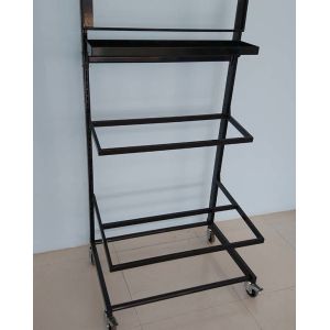 Buy cheap Mobile Flower Display 100kg Loading Capacity With Vases And Shelf from wholesalers