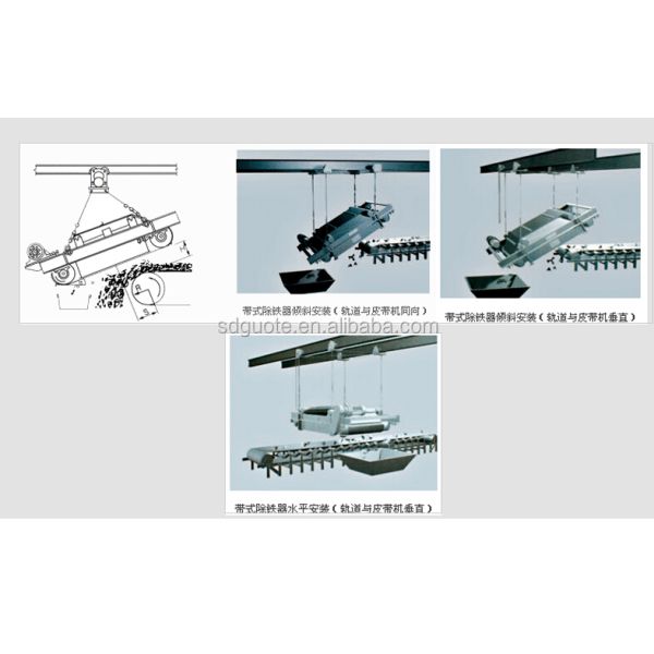 RCYB Series Suspension Permanent Conveyor Belt Magnetic Separator at Competitive