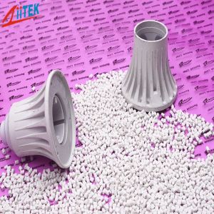 LED Light Housing Thermal Conductive Nylon White Plastic Heat Conduction