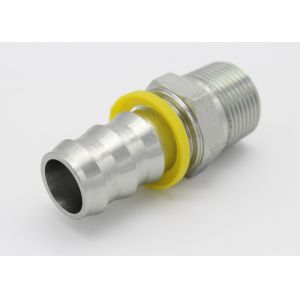 Hydraulic Hose Connector Types Socketless Hose Fitting With NPT Male Thread (