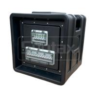 China Syntax MD1 Three Phase 400A HDPE Portable Distribution Box IP67 With UL Listed Nema Sockets 430x380x460mm for sale