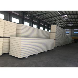 Buy cheap B1 Fireproof Grade White PU Sandwich Panel For Heat And Sound Compressive Strength from wholesalers
