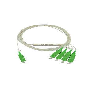 Buy cheap 1xN Or 2xN Fiber PLC Splitter 1x4 For FTTx Solution Simple Easy Connection from wholesalers