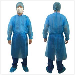 Buy cheap Breathable Disposable Scrub Suits / Blue Scrub Suit Fluid Resistant from wholesalers