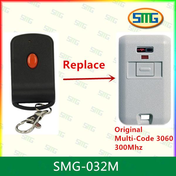 Quality Multicode Garage Door Opener Remote 300mhz 1 button remote for sale