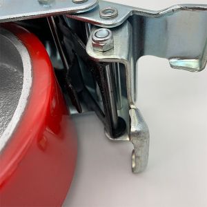Buy cheap 5 Inch PU Tread with Dual Locking Heavy Duty Caster from wholesalers
