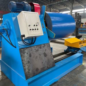 220V Vertical Cylinder 8 Tons Hydraulic Decoiler With Digital Display