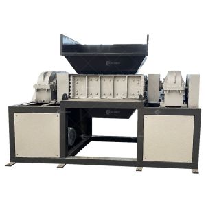 400 Model Double Shaft Shredder for Mini Waste Garbage Metal Wood Plate