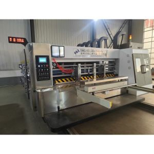 Buy cheap Full Automatic Carton Box Making Machine with 4 Colors Flexo Printing and Die Cutting from wholesalers