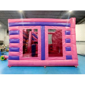 New Design Digital Printing Inflatable Bounce House With Slides Unicorn