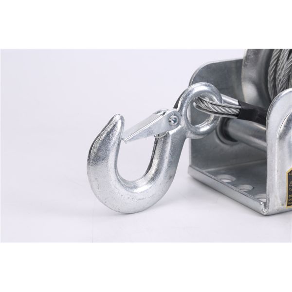Quality Reversible Ratchet  600LBS Stainless Steel Hand Winch With Handbrake for sale