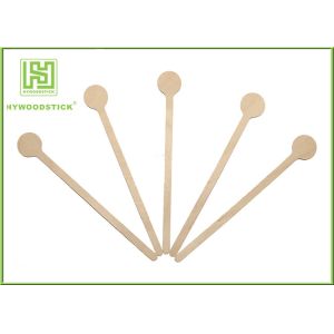 Buy cheap 140 / 178 / 190mm Birch Wooden Coffee Stirrer Sticks Drink Skewers For Tea product